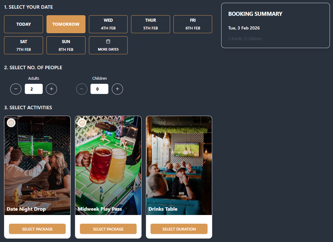 Booking Journey